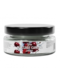 Массажная свеча «Спелая вишня» - 50 мл. - SGAN - купить с доставкой в Прокопьевске