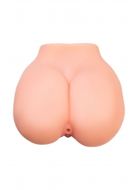 Реалистичный мастурбатор в форме попки с 2 любовными входами - No Name - в Прокопьевске купить с доставкой