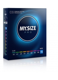 Презервативы MY.SIZE размер 72 - 3 шт. - My.Size - купить с доставкой в Прокопьевске