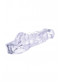 Прозрачная насадка-удлинитель Length Enhancer с подхватом - 16 см. - NMC - в Прокопьевске купить с доставкой