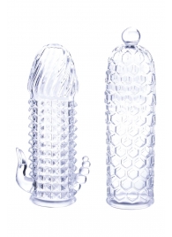 Набор из 2 прозрачных насадок на член Seductive Tickler Sleeves Set - NMC - в Прокопьевске купить с доставкой