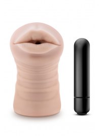 Телесный мастурбатор-ротик Nicole Vibrating Masturbator - Blush Novelties - в Прокопьевске купить с доставкой