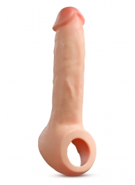 Телесная насадка-удлинитель Thrive 8.75 Inch Realistic Penis Extender Sleeve - 22,2 см. - Blush Novelties - в Прокопьевске купить с доставкой