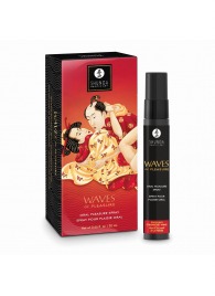 Оральный спрей Waves of Pleasure с ароматом клубники и шампанского - 20 мл. - Shunga - купить с доставкой в Прокопьевске