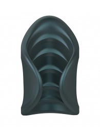 Серый сквозной мастурбатор с вибрацией Manwan Starter - Manwan - в Прокопьевске купить с доставкой