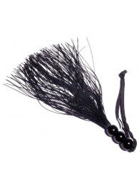 Черная силиконовая плетка - 25,4 см. - Boys of Toys - купить с доставкой в Прокопьевске