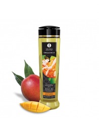 Массажное масло для тела Luscious Mango с ароматом манго - 240 мл. - Shunga - купить с доставкой в Прокопьевске