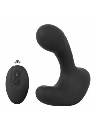 Черная анальная вибропробка с функцией расширения RC Butt Plug with 3 functions - Orion - в Прокопьевске купить с доставкой