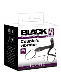 Черная насадка на член с вибрацией Couple’s Vibrator - Orion - в Прокопьевске купить с доставкой