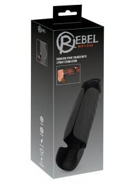 Черный вибромастурбатор с трехточечной стимуляцией Penis Trainer with 3 Point Stimulation - Orion - в Прокопьевске купить с доставкой