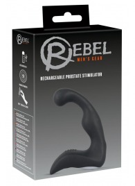 Черный перезаряжаемый стимулятор простаты с вибрацией - 14,6 см. - Orion - в Прокопьевске купить с доставкой