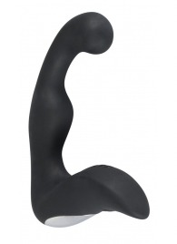 Черный перезаряжаемый стимулятор простаты с вибрацией - 14,6 см. - Orion - в Прокопьевске купить с доставкой