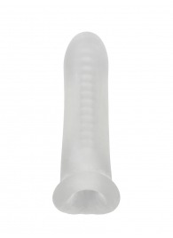 Белый фаллоудлинитель Striker - 13,5 см. - Lola Games - в Прокопьевске купить с доставкой