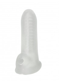 Белый фаллоудлинитель Striker - 13,5 см. - Lola Games - в Прокопьевске купить с доставкой