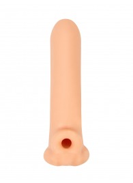 Телесный фаллоудлинитель Titan - 16,5 см. - Lola Games - в Прокопьевске купить с доставкой