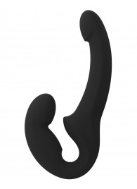 Черный безремневой страпон Share Lite - Fun Factory - купить с доставкой в Прокопьевске