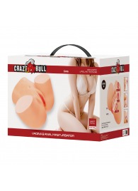 Телесный мастурбатор Liora с вибрацией - Baile - в Прокопьевске купить с доставкой