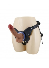 Поясной страпон Wells: трусики в форме бабочки и фаллоимитатор-насадка - Baile - купить с доставкой в Прокопьевске