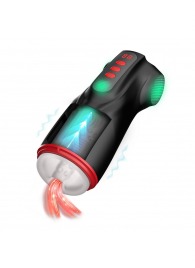 Интерактивный мастурбатор Raven с вакуумом, вибрацией и подсветкой - Shots Media BV - в Прокопьевске купить с доставкой