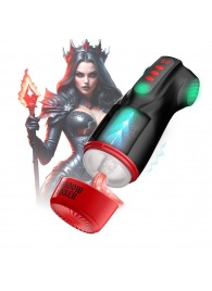 Интерактивный мастурбатор Raven с вакуумом, вибрацией и подсветкой - Shots Media BV - в Прокопьевске купить с доставкой