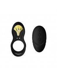 Черное эрекционное виброкольцо Bayek с пультом ДУ - Zalo - в Прокопьевске купить с доставкой