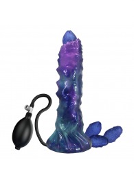 Фиолетовый яйцеродящий фаллоимитатор Duskwalker Sentinal на присоске - 22,4 см. - Baile - купить с доставкой в Прокопьевске