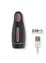 Черный автоматический мастурбатор с управлением через приложение - Oninder - в Прокопьевске купить с доставкой