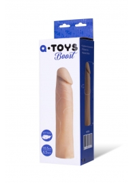 Реалистичная насадка с ярко выраженной головкой - 16,5 см. - A-toys - в Прокопьевске купить с доставкой