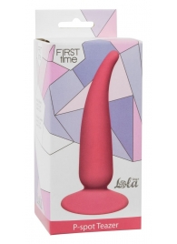 Розовая анальная пробка P-spot Teazer Pink - 12,2 см. - Lola Games - в Прокопьевске купить с доставкой