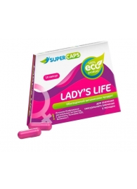 Возбуждающие капсулы Ladys Life - 14 капсул (0,35 гр.) - SuperCaps - купить с доставкой в Прокопьевске