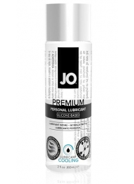 Охлаждающий лубрикант на силиконовой основе JO Personal Premium Lubricant Cooling - 60 мл. - System JO - купить с доставкой в Прокопьевске