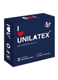 Ультрапрочные презервативы Unilatex Extra Strong - 3 шт. - Unilatex - купить с доставкой в Прокопьевске