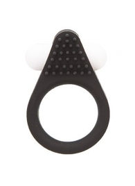 Чёрное эрекционное кольцо LIT-UP SILICONE STIMU RING 1 BLACK - Dream Toys - в Прокопьевске купить с доставкой