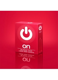 Супертонкие презервативы ON) Super Thin - 3 шт. - ON) - купить с доставкой в Прокопьевске