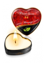 Массажная свеча с нейтральным ароматом Bougie Massage Candle - 35 мл. - Plaisir Secret - купить с доставкой в Прокопьевске