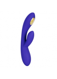 Фиолетовый вибратор с функцией электростимуляции Intimate E-Stimulator Dual Wand - 21,5 см. - California Exotic Novelties - купить с доставкой в Прокопьевске