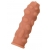 Телесная реалистичная насадка KOKOS Extreme Sleeve 11 с дополнительной стимуляцией - 12,7 см. - KOKOS - в Прокопьевске купить с доставкой