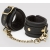 Черные наручники Bound to You Faux Leather Wrist Cuffs - Fifty Shades of Grey - купить с доставкой в Прокопьевске