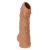 Телесная насадка с пупырышками и открытой головкой Nude Sleeve L - 14 см. - KOKOS - в Прокопьевске купить с доставкой