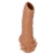 Телесная насадка с усиками и открытой головкой Nude Sleeve L - 14 см. - KOKOS - в Прокопьевске купить с доставкой
