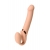 Телесный безремневой вибрострапон Vibrating Bendable Strap-On L - Strap-on-me - купить с доставкой в Прокопьевске