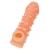 Телесная закрытая насадка с пупырышками Cock Sleeve Size L - 17,6 см. - KOKOS - в Прокопьевске купить с доставкой