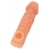 Телесная закрытая насадка с шершавой головкой Cock Sleeve Size M - 15,6 см. - KOKOS - в Прокопьевске купить с доставкой