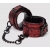 Красно-черные наручники Reversible Faux Leather Wrist Cuffs - Fifty Shades of Grey - купить с доставкой в Прокопьевске