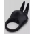 Черное эрекционное виброкольцо Sensation Rechargeable Vibrating Rabbit Love Ring - Fifty Shades of Grey - в Прокопьевске купить с доставкой