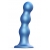 Голубая насадка Strap-On-Me Dildo Plug Balls size L - Strap-on-me - купить с доставкой в Прокопьевске