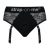 Черные трусики для насадок Diva Lingerie Harness - size M - Strap-on-me - купить с доставкой в Прокопьевске