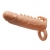 Телесная удлиняющая насадка Penis Sleeve Emmitt - 17 см. - Baile - в Прокопьевске купить с доставкой