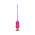 Розовый тонкий стимулятор Nipple Vibrator - 23 см. - I-MOON - купить с доставкой в Прокопьевске