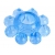 Голубая гелевая насадка-цветок - Toyfa Basic - в Прокопьевске купить с доставкой